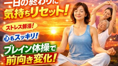 「一日の終わりに、気持ちをリセットできる時間に」